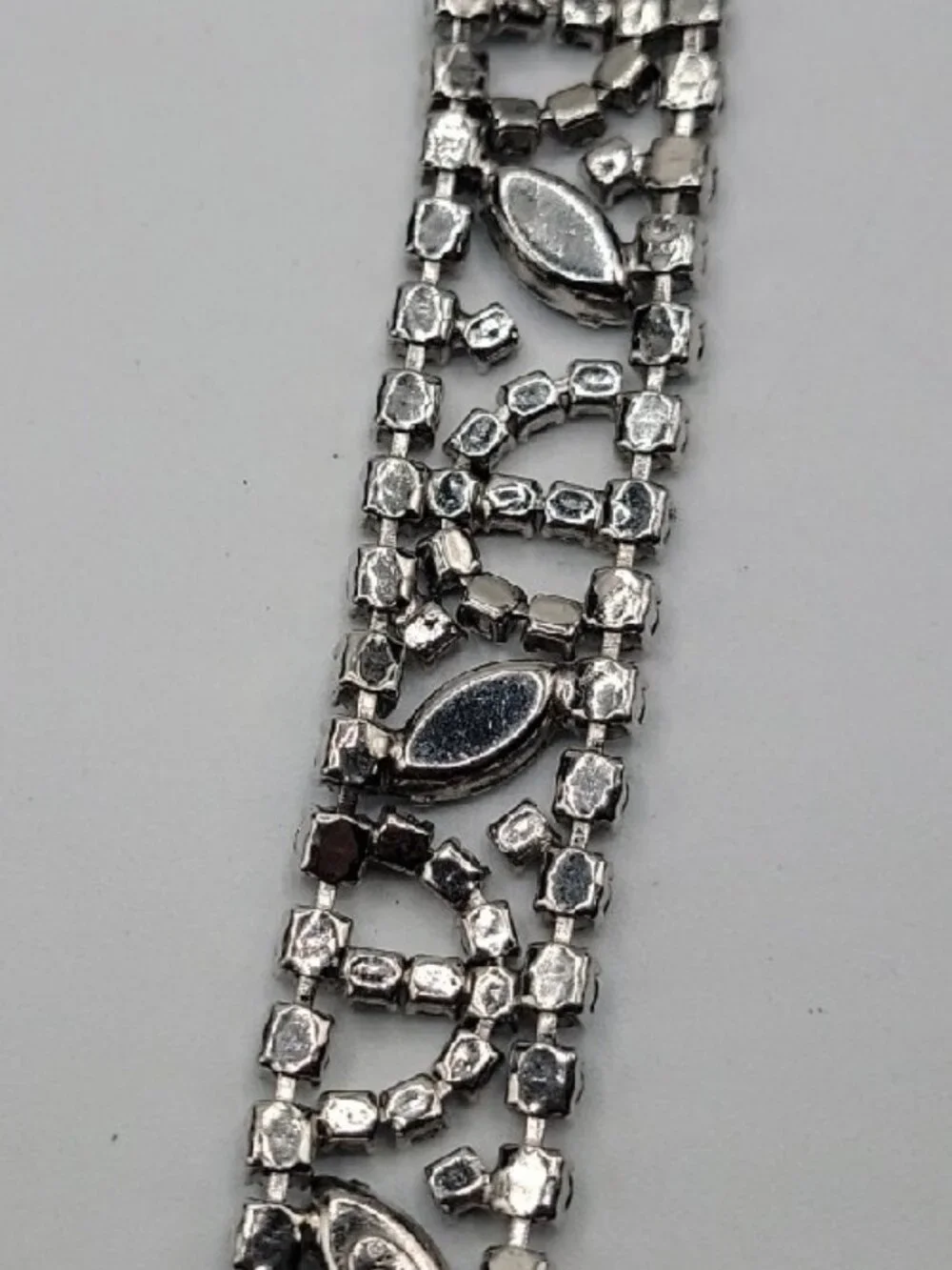 BY Gale Blue Crystal Tennis Bracelet 1980s High Quality Collectors Vintage 7